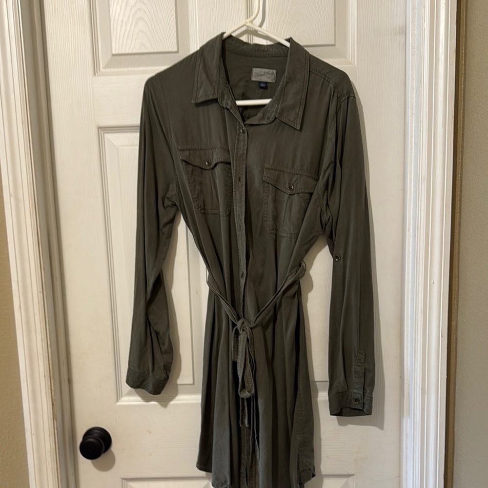 Universal Thread Khaki Shirt Dress